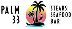 Palm 33 Steak and Seafood logo top - Homepage