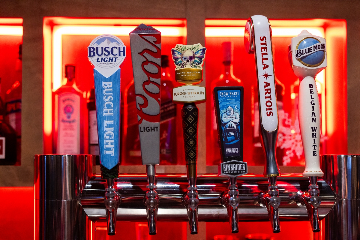 beers in the restaurant