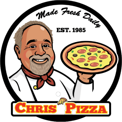 Chris Pizza logo top - Homepage
