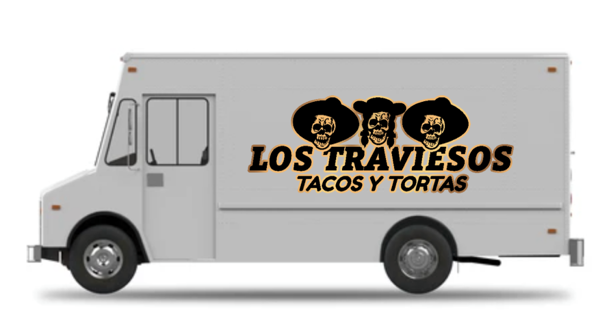 Food Truck with Los Traviesos Taco Y Tortas logo