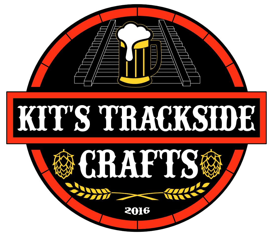 Kit’s Trackside Crafts logo scroll - Homepage