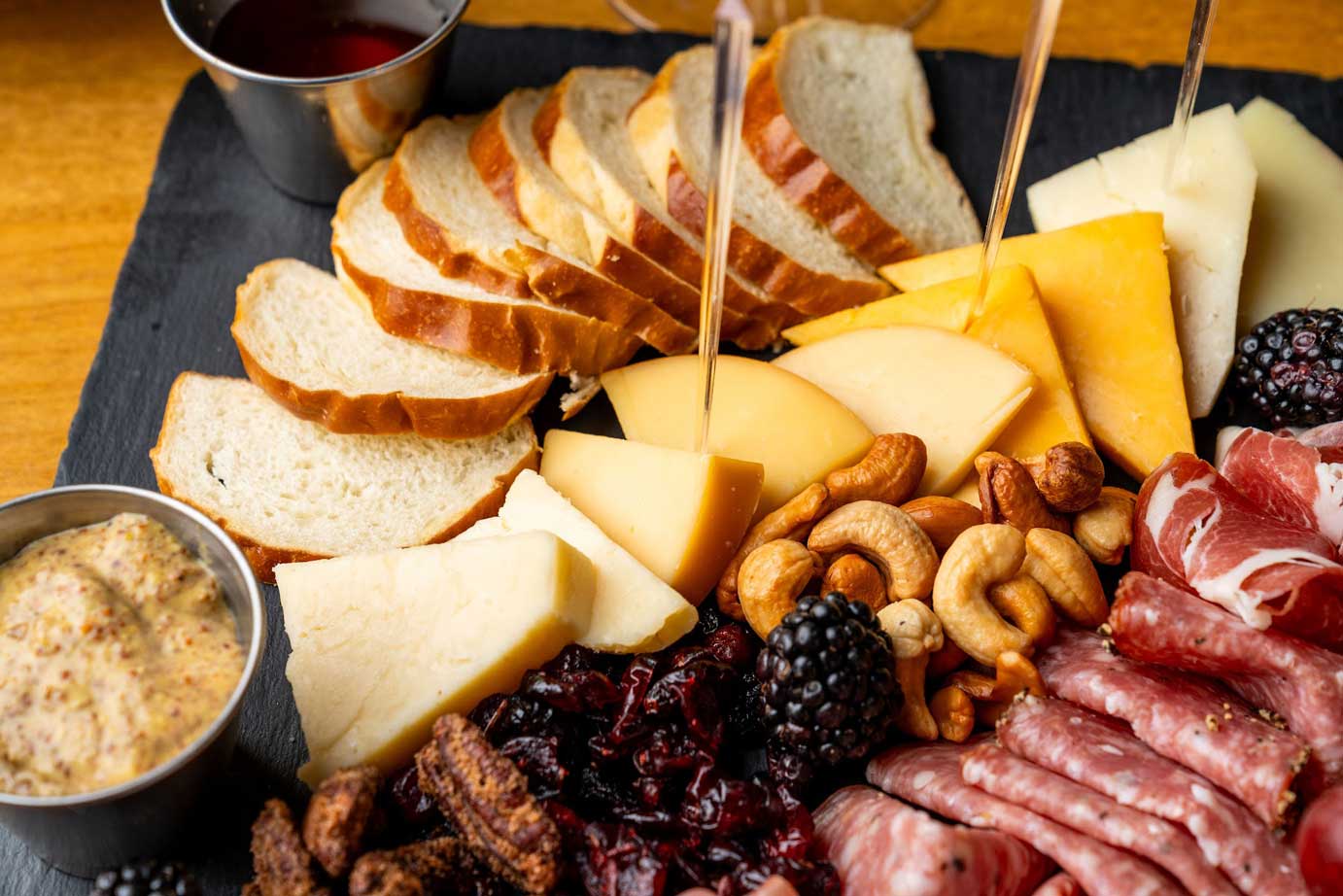 Charcuterie and cheese board