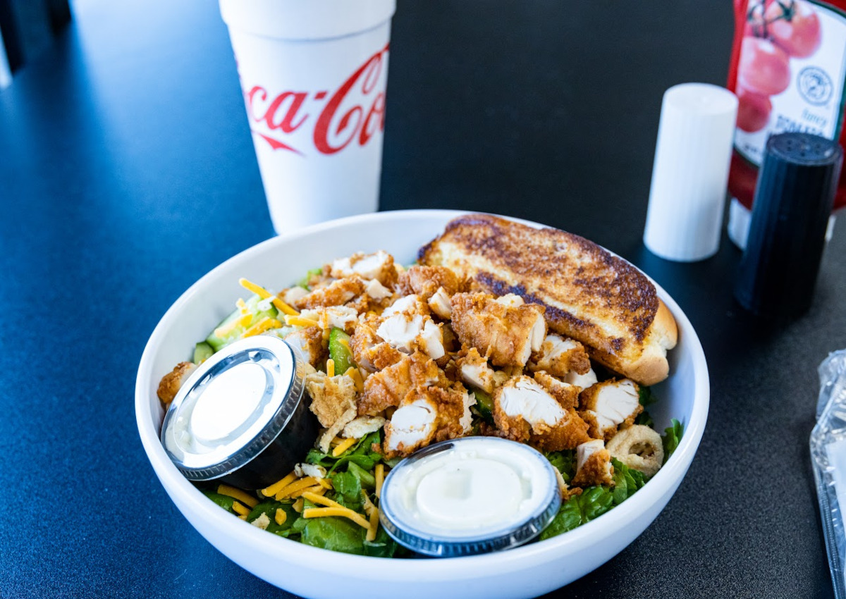 Exterior, look from the parking lot