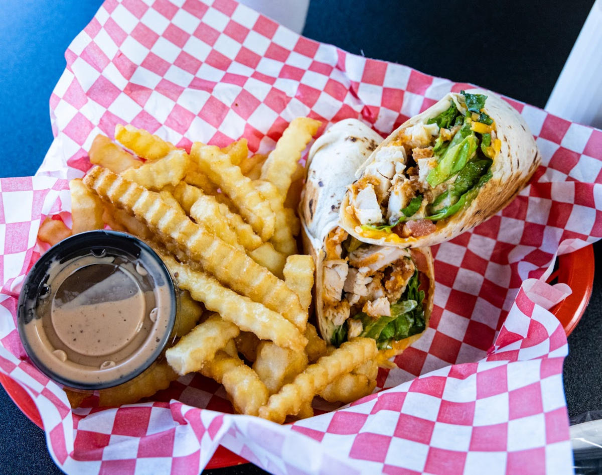 Waiter serving the food