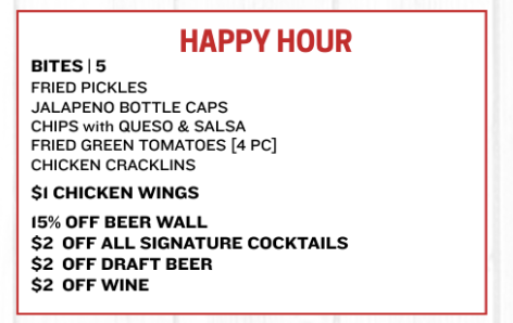 Happy hour