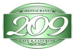 Cafe 209 logo top - Homepage