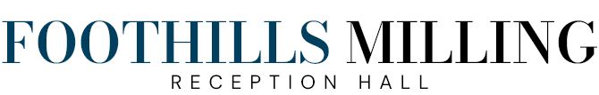 Foothills Milling Reception Hall logo top - Homepage