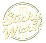 Sticky Wicket logo top - Homepage