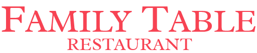 Family Table Restaurant logo top - Homepage