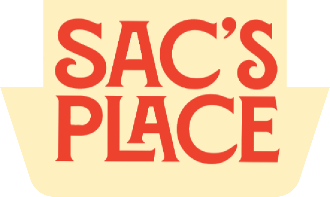 Sac's Place logo top - Homepage