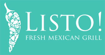 Listo! Fresh Mexican Grill logo top - Homepage