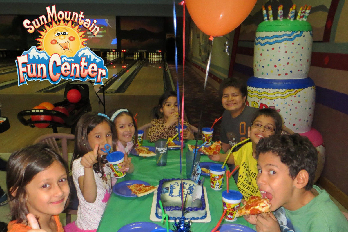 Children at a birthday party