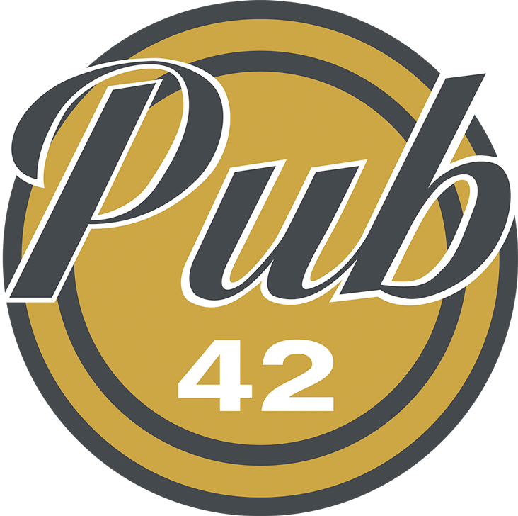 Pub 42 logo top - Homepage