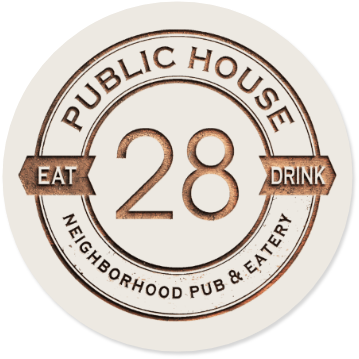 Public House 28 logo top - Homepage