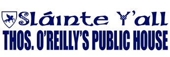Thos. O'Reilly's Public House logo top - Homepage
