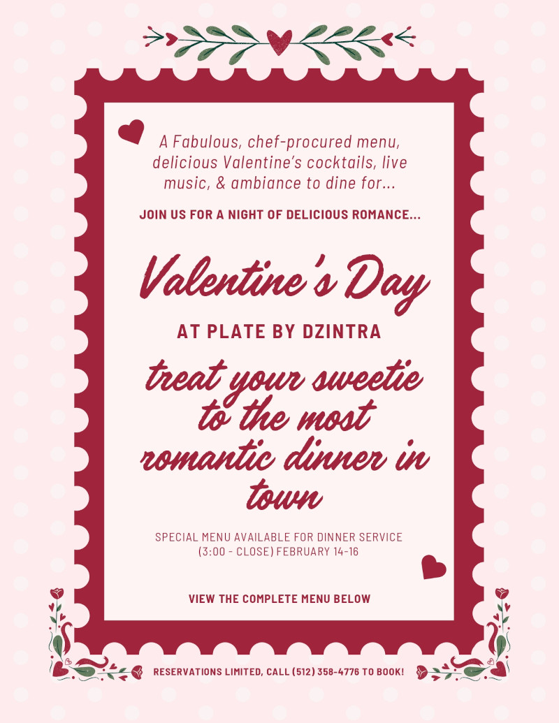 Valentine's Day at Plate by Dzintra