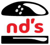 ND's Burgers logo top - Homepage