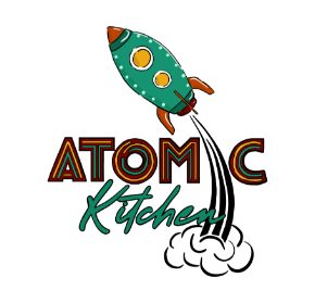 Atomic Kitchen logo top - Homepage
