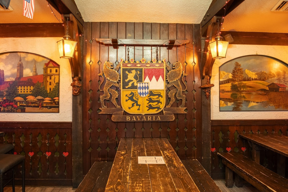 Bavaria crest on the wall