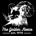 Golden Fleece logo scroll - Homepage