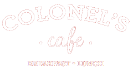 Colonel's Cafe logo top - Homepage