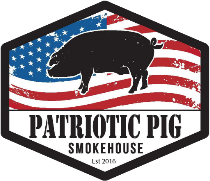 Patriotic Pig Smokehouse logo top - Homepage