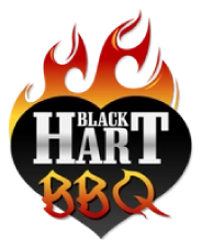 Black Hart BBQ logo top - Homepage
