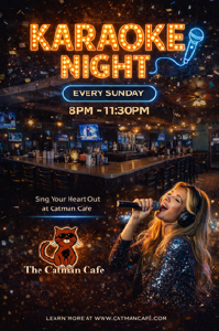 Karaoke Night Every Sunday 8pm - 11:30pm