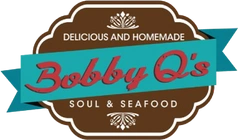 Bobby Q's Jus Like Mama's logo top - Homepage