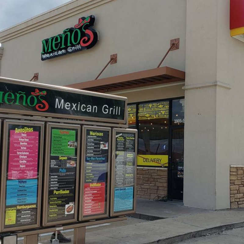 Exterior, big menu
