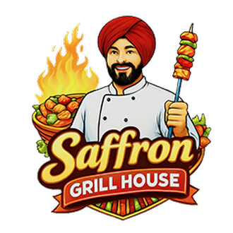 Saffron Grill House logo top - Homepage