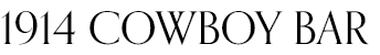 1914 Cowboy Bar logo top - Homepage