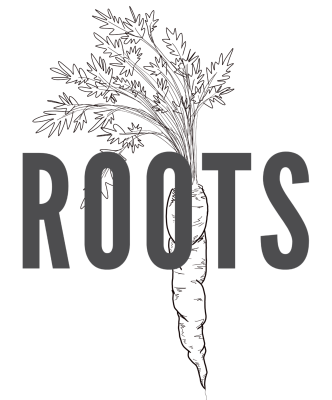 ROOTS Cafe logo top
