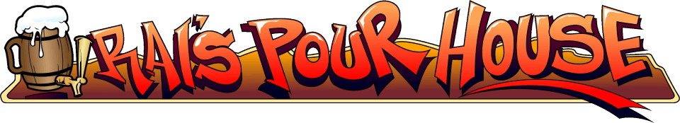 Rai's Pour House logo top - Homepage