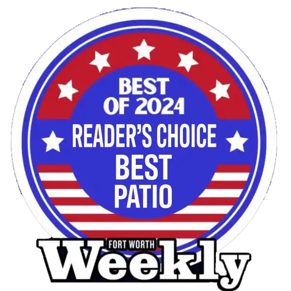 Best of 2024 Reader's Choice Best Patio - Fort Worth Weekly