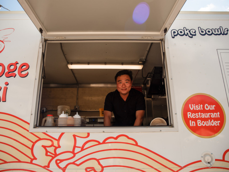 owner in a food truck