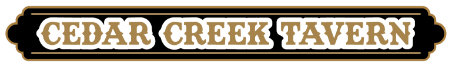 Cedar Creek Tavern - Columbia logo top - Homepage