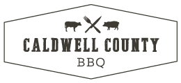 Caldwell County BBQ logo scroll - Homepage