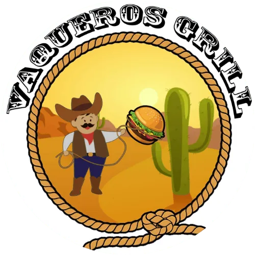 Vaqueros Grill logo top - Homepage