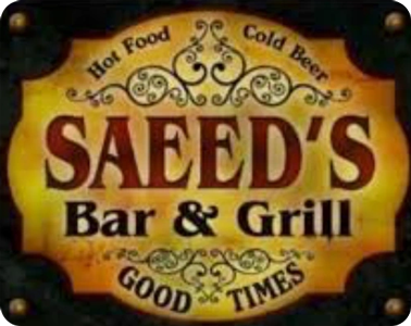 Saeed's Bar and Grill logo top