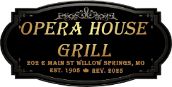 Opera House Grill logo top - Homepage