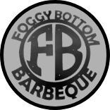 Foggy Bottom BBQ logo scroll