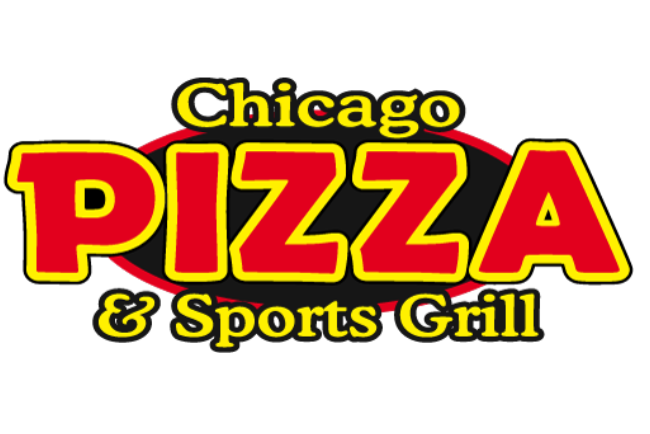 Chicago Pizza and Sports Grille logo scroll