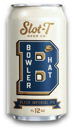 Bowler hat beer can