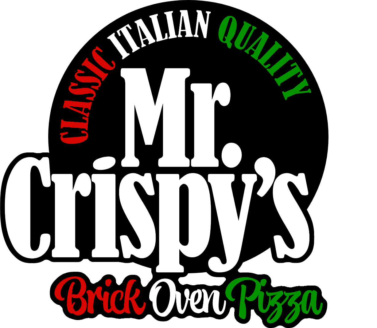 Mr. Crispy's Brick Oven Pizza logo top - Homepage