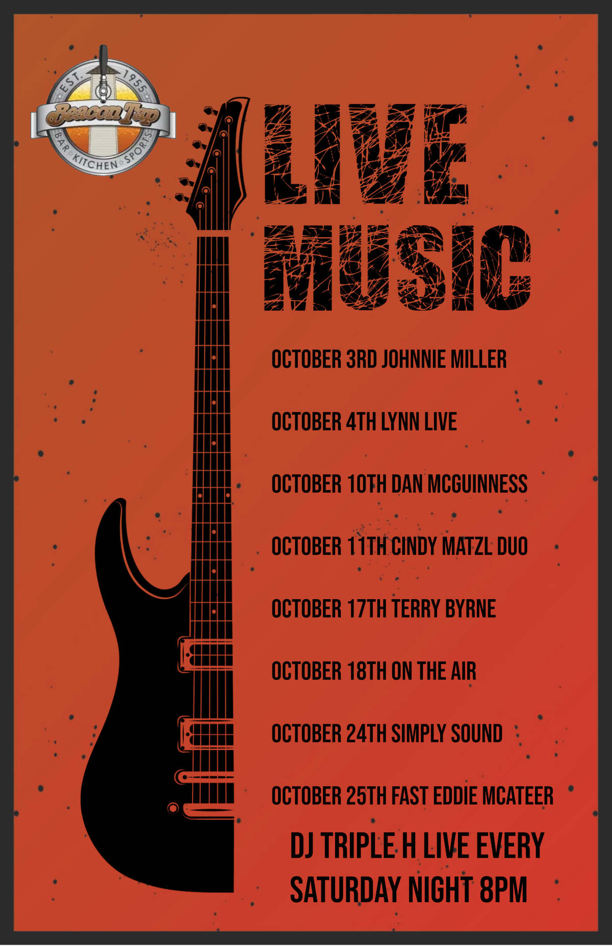 October music flyer