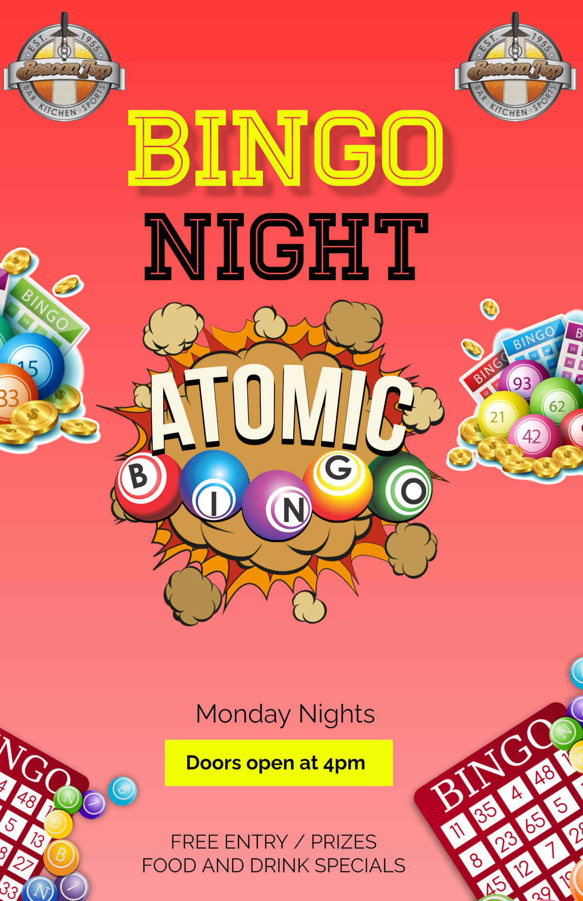 Bingo night flyer