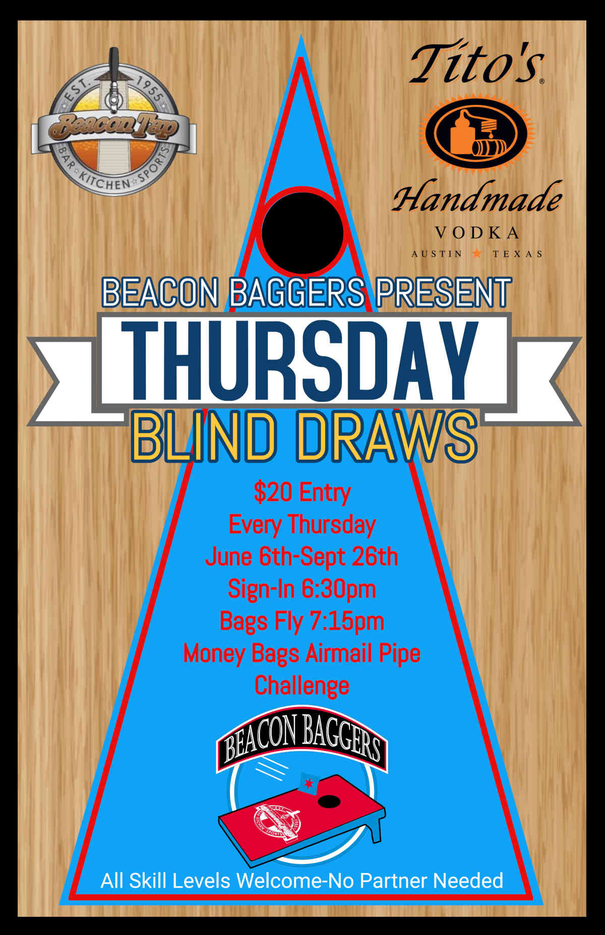 Thursday blind draws flyer