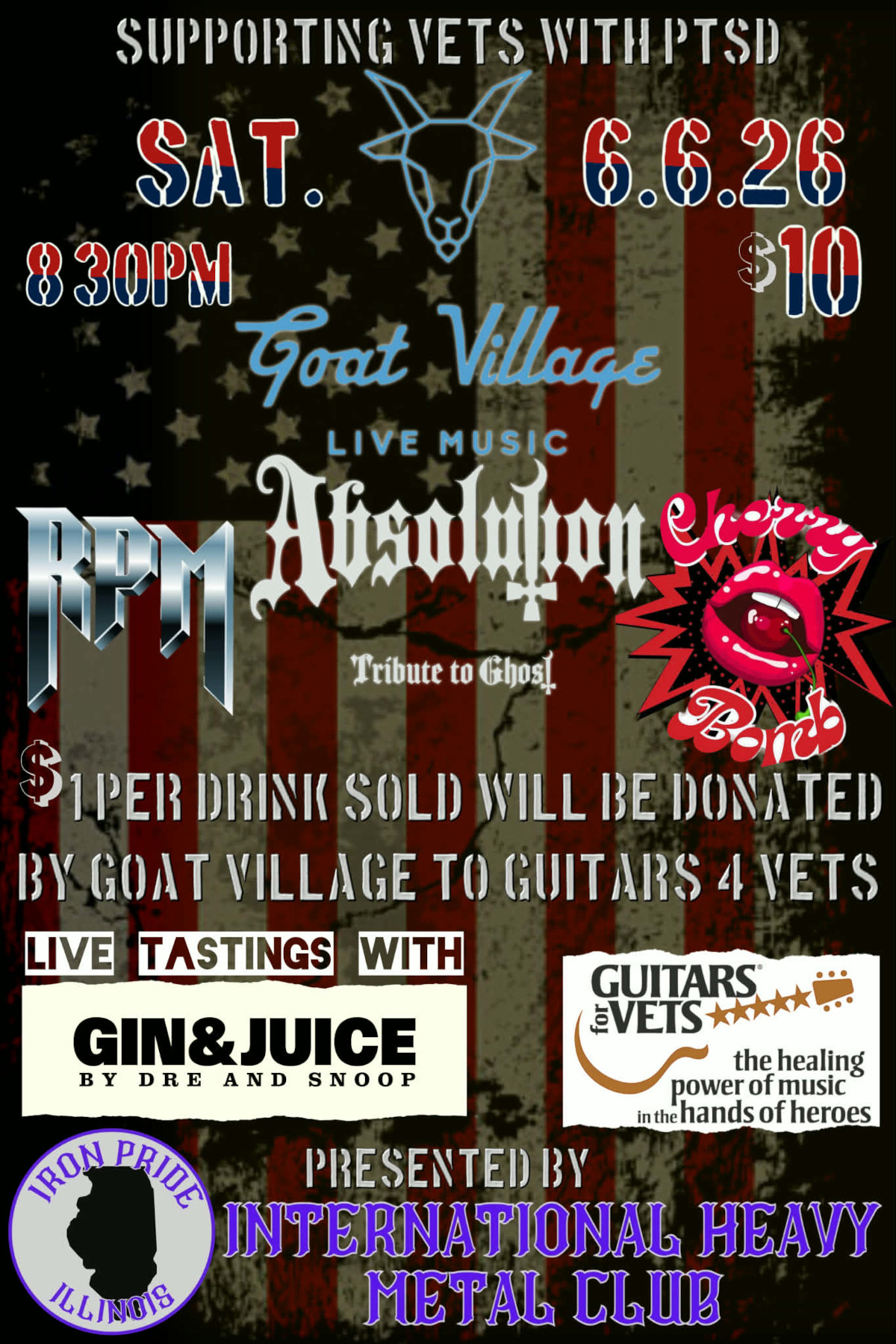 Sat. 6.6.26. International Heavy Metal Club