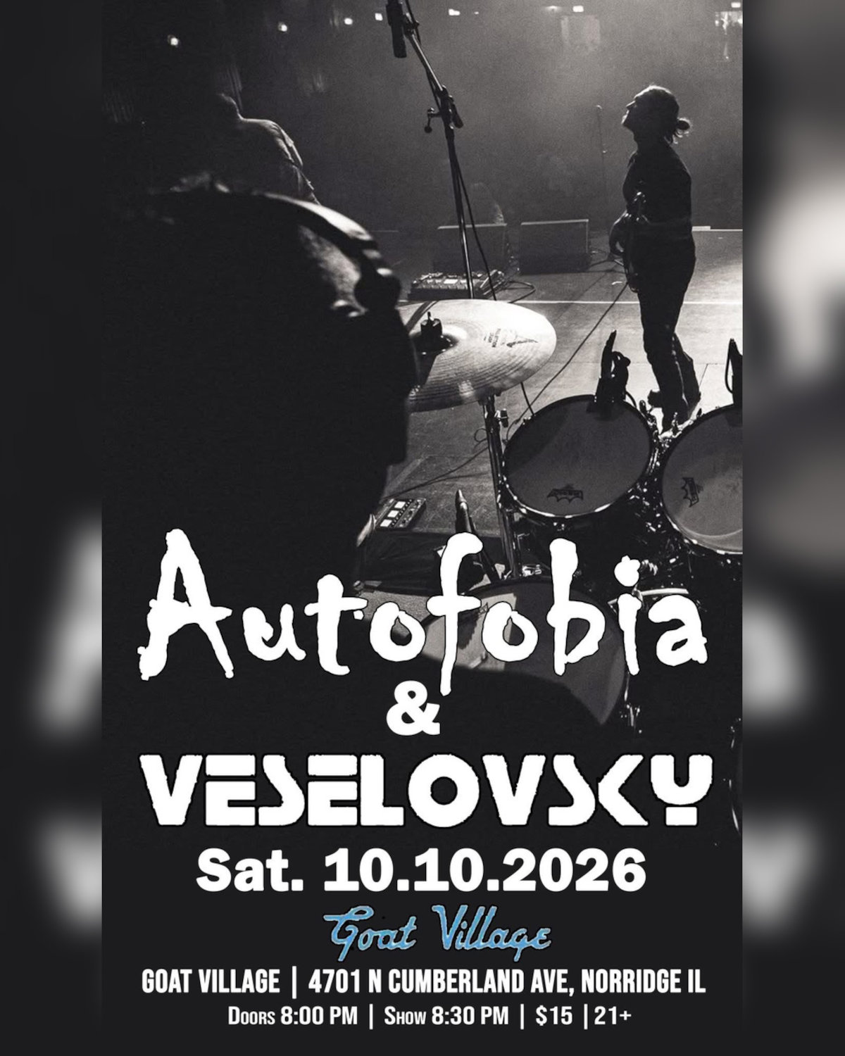 Autofobia & Veselovsky, Sat 10.10.2026